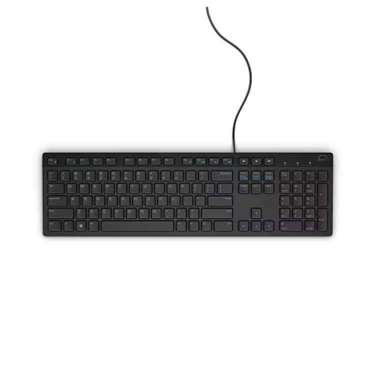 Bàn phím có dây Dell KB216 Đen, USB