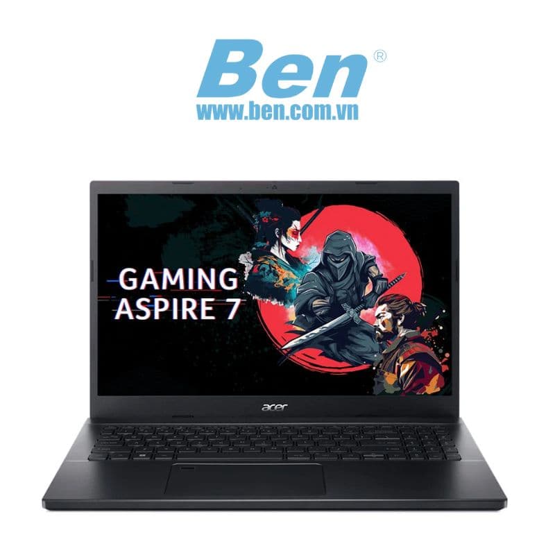 Laptop Acer Aspire Gaming 7 A715 59G 78WG (i7 13620H| 16GB| 512GB SSD| RTX 3050 6Gb| 15.6 inch FHD| 144Hz| Win11| Vỏ nhôm| 2Y