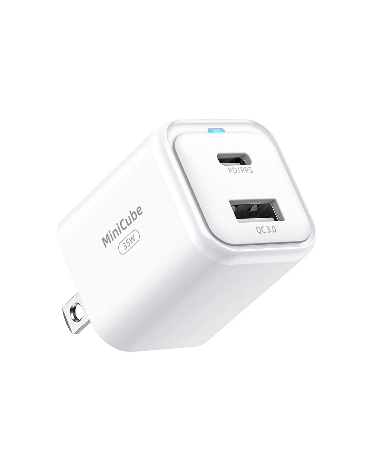 Sạc nhanh Innostyle mini cube Gan II PPS/PD 35W 2 cổng 1C1A