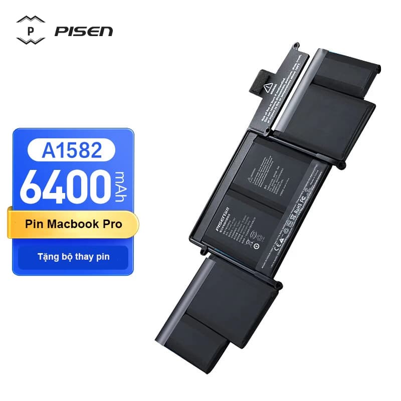Pin sạc PISEN TP-PC-A1582 Macbook Pro Retina 2015