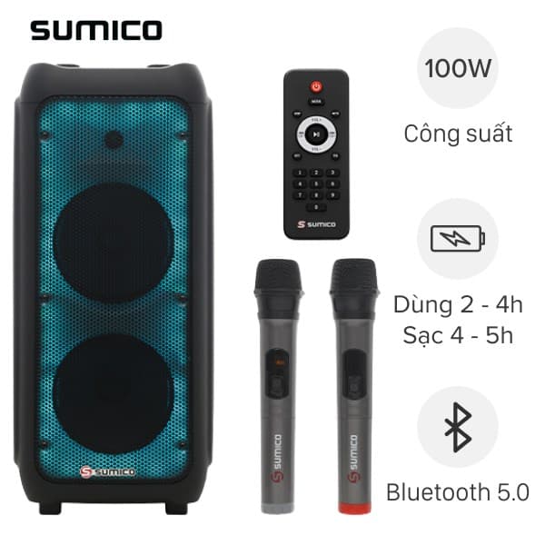 Loa kéo Karaoke Sumico SU802 100W