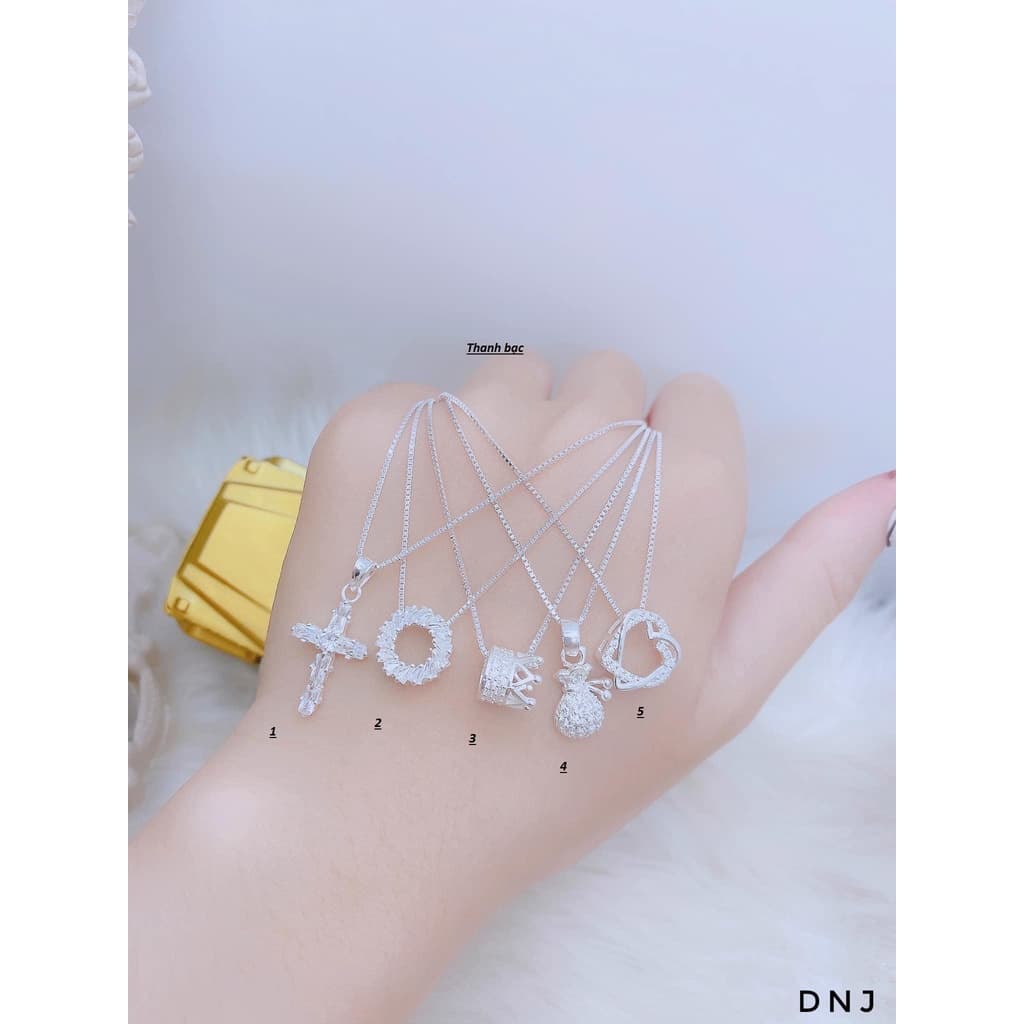 Dây chuyền nữ - dây chuyền bạc ta nhiều mẫu - Thanh