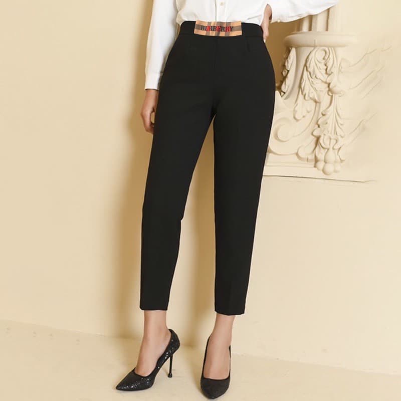 Quần baggy công sở nữ cạp cao