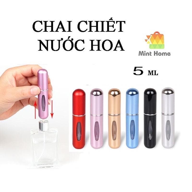Lọ chiết nước hoa thông minh 5ml Chai chiết nước hoa tiện lợi dễ sử dụng  MỸ PHẨM CHÍNH HÃNG BOMSHYN