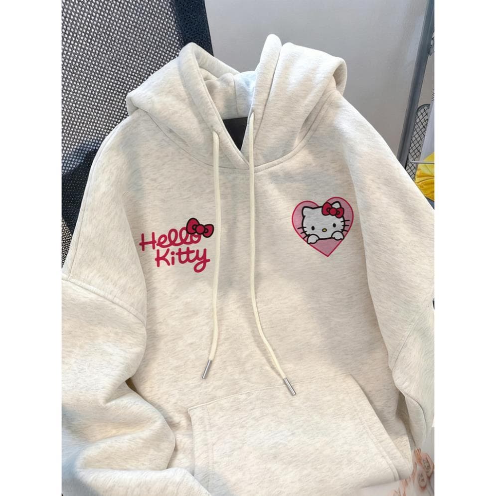 áo hoodie nữ dễ thương Hello kitty 56  áo thu đông kiểu hàn quốc UT
