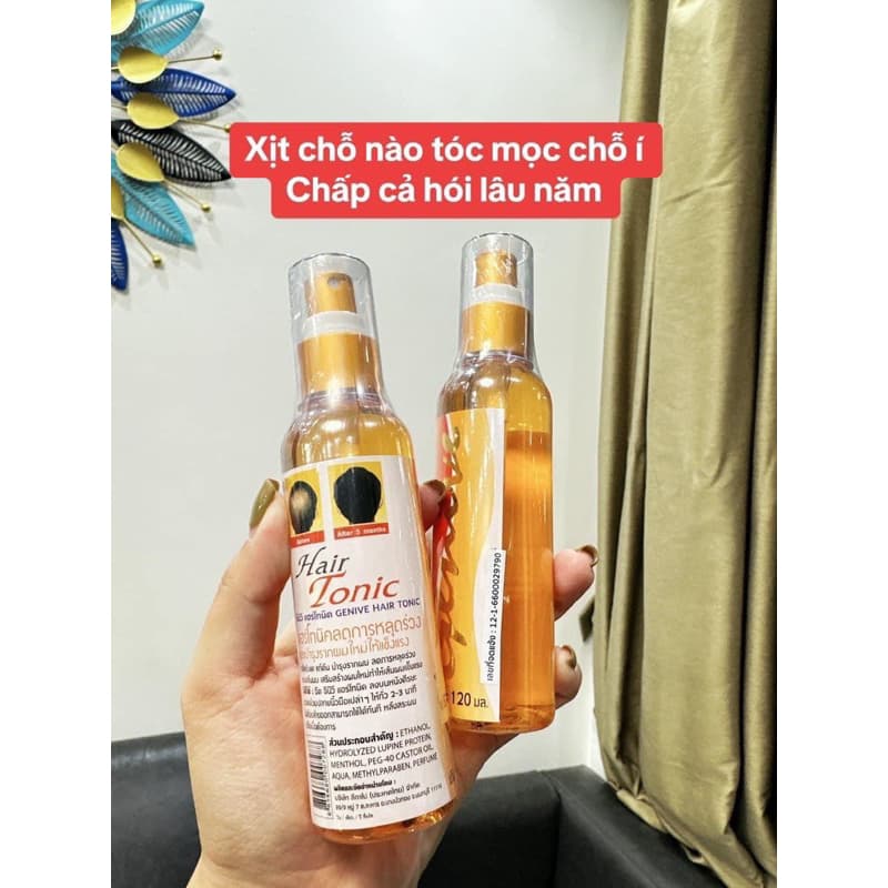 Xịt giúp mọc tóc Hair Tonic nội Địa thái lan Chính hãng