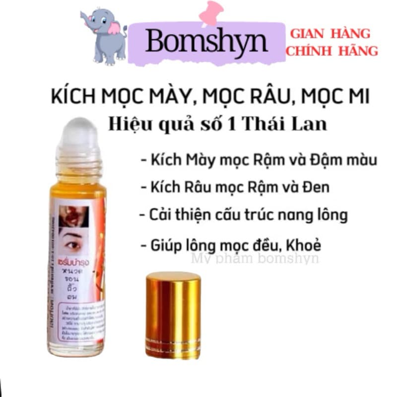 Serum kích mọc Mày, mọc Mi mọc Tóc, mọc Râu GENIVE Thái lan chính hãng