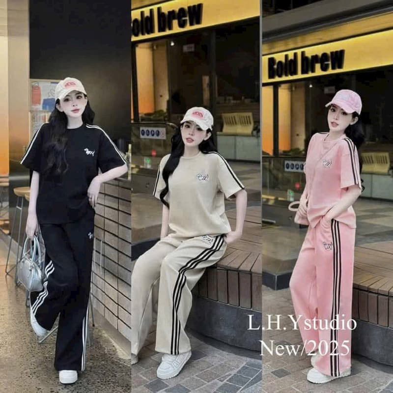 Set Bộ Thể Thao Thêu Cuns Viền Rót