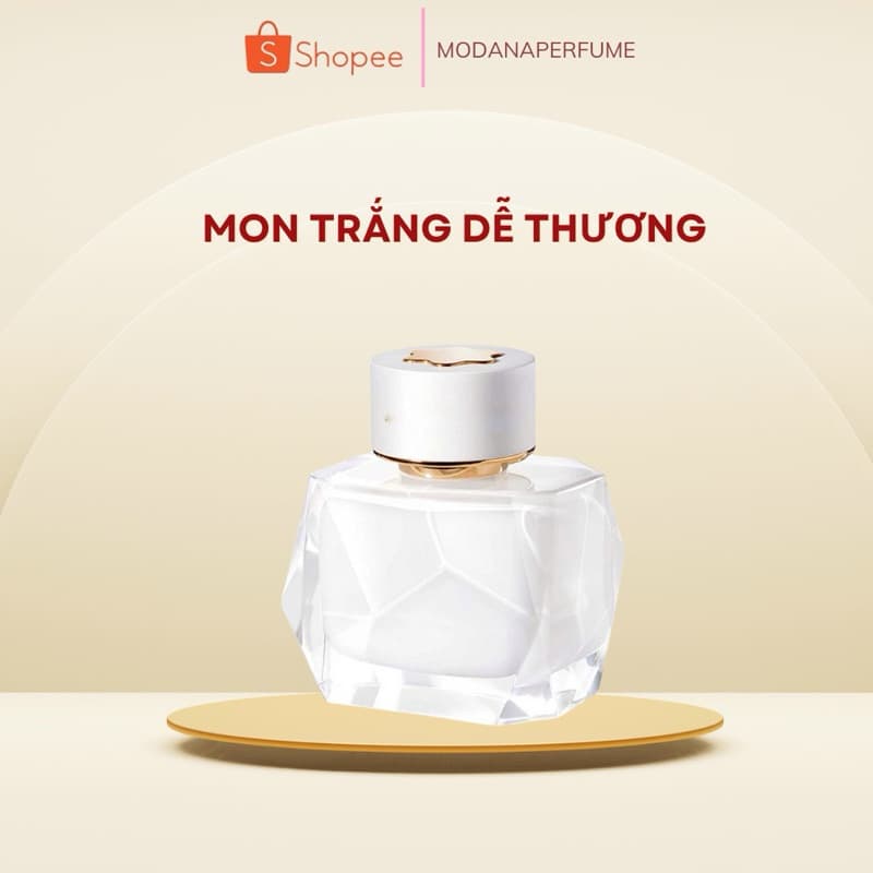 Nước hoa ngọt ngào dễ thương cho nữ Mon trắng dùng đi chơi hằng ngày