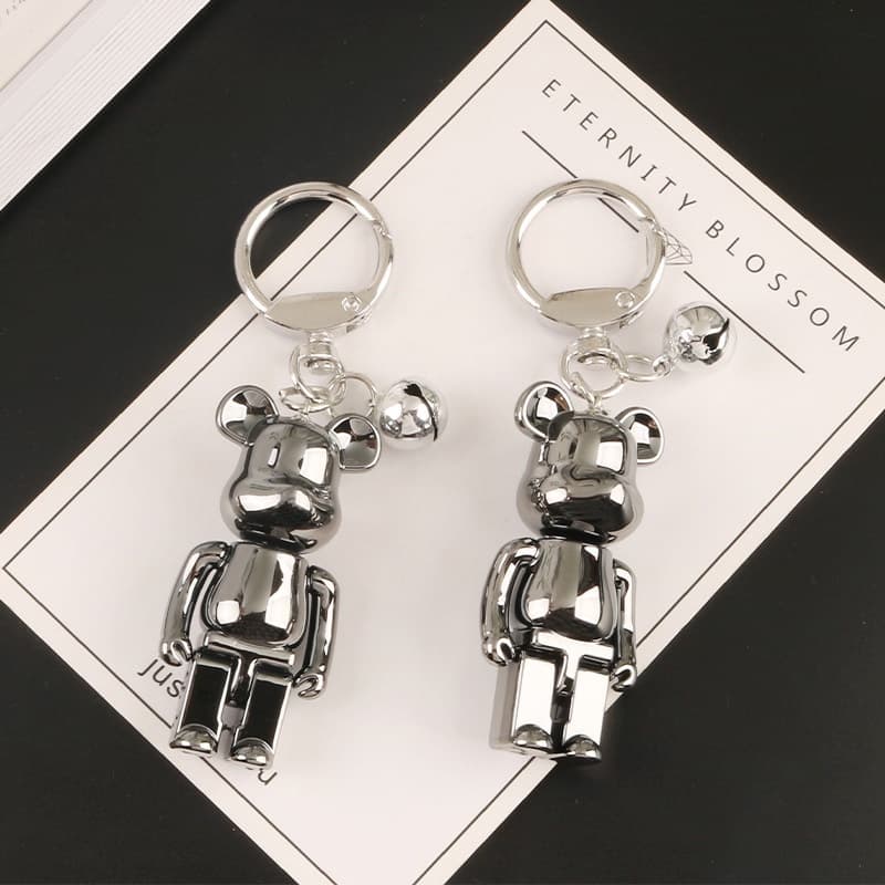 Móc khoá gấu Bearbrick treo balo charm phụ kiện gắn trang trí balo túi xách