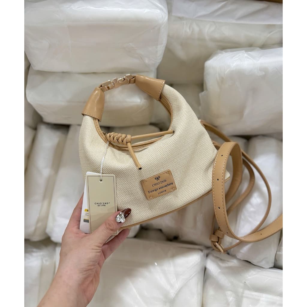 [ẢNH SHOP CHỤP] Túi xách mini Da phối  phong cách Hàn Quốc
