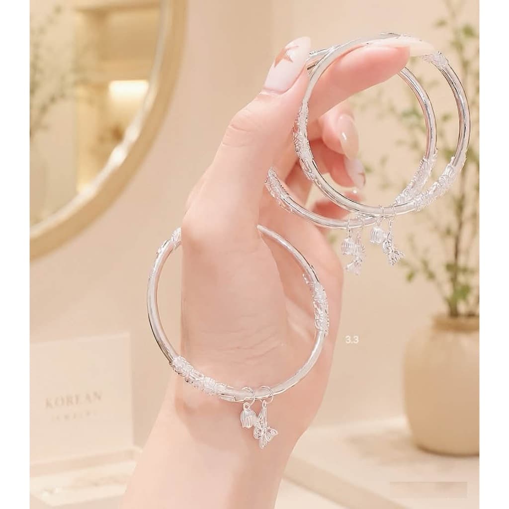 Vòng tay bạc s99 bạc nguyên chất cho nữ