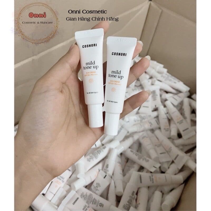 Kem chống nắng Cosnori  Mild Tone Up Suncream SPF 50+ PA++++ 10ml