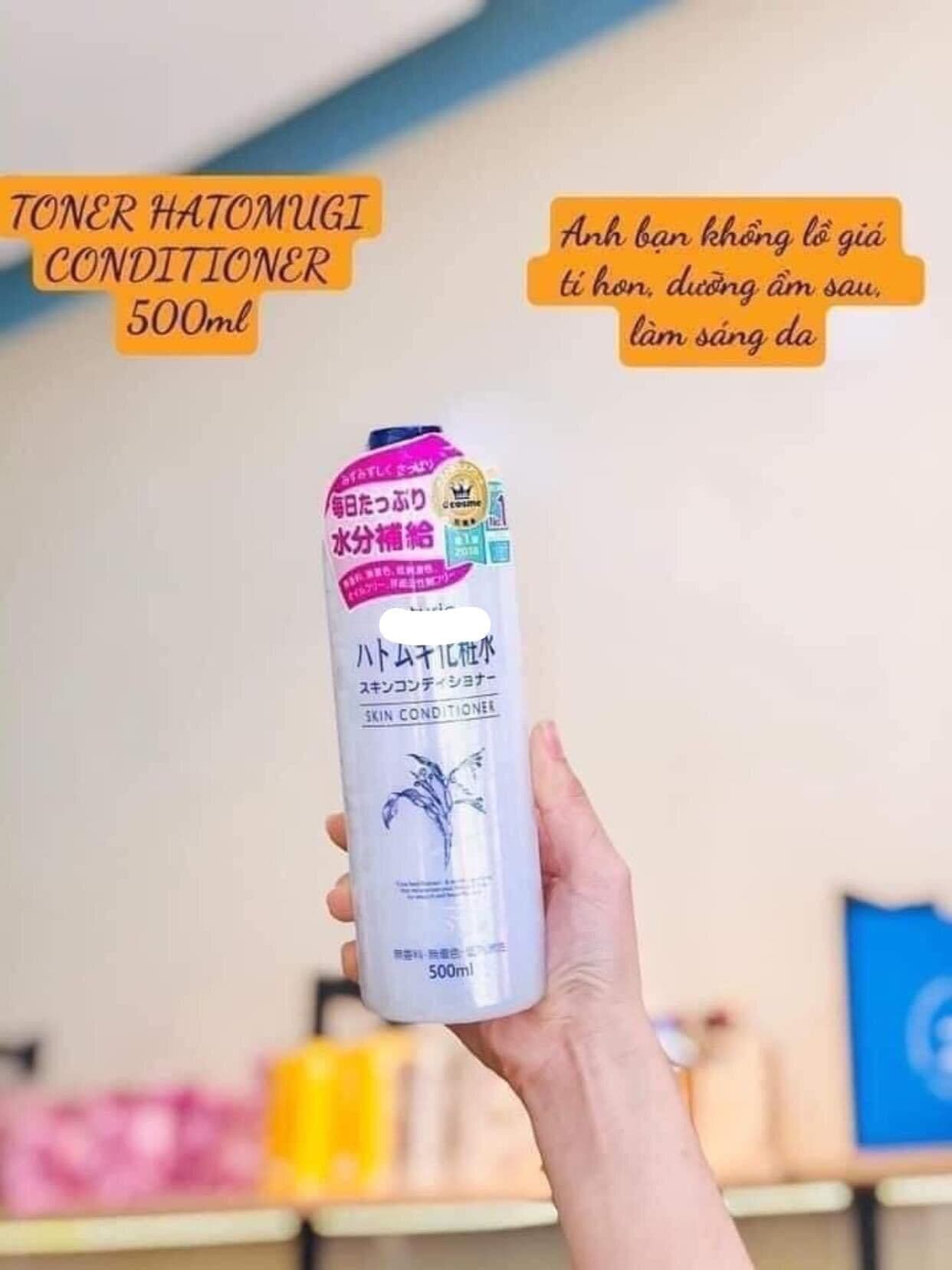 Nước hoa hồng Naturie Skin condition (Hatomugi) Ý dĩ 500ml
