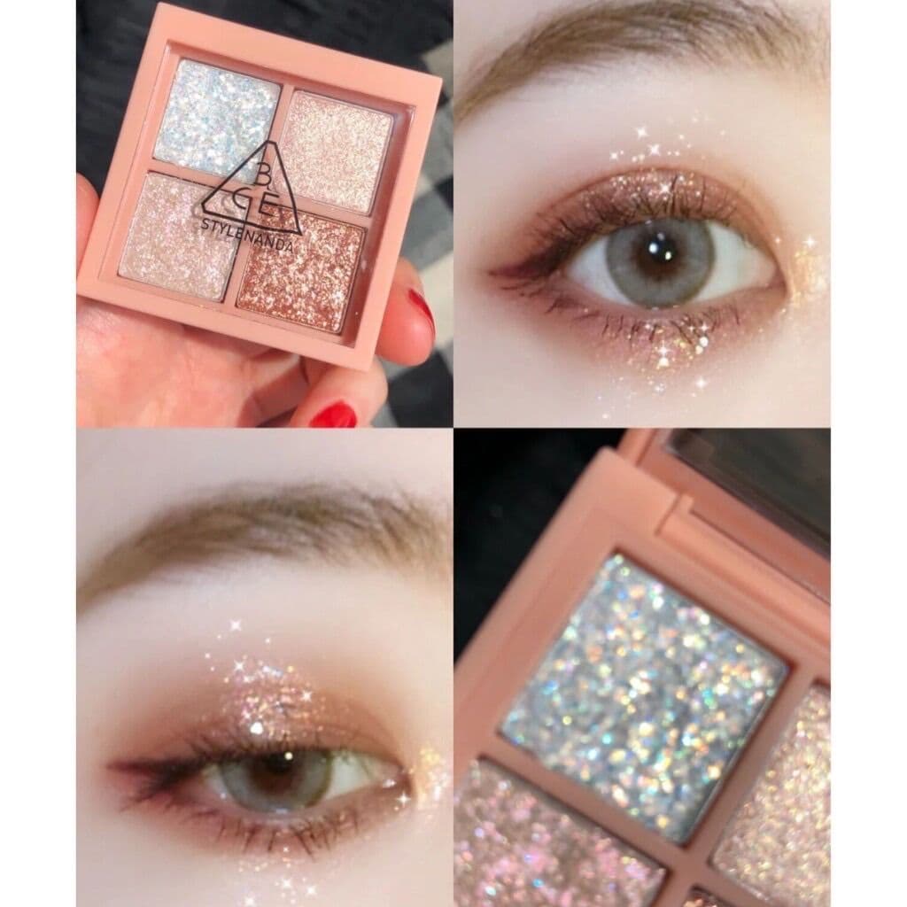 Phấn Mắt 4 Màu Siêu Lung Linh 3CE Mini Multi Eye Color Palette