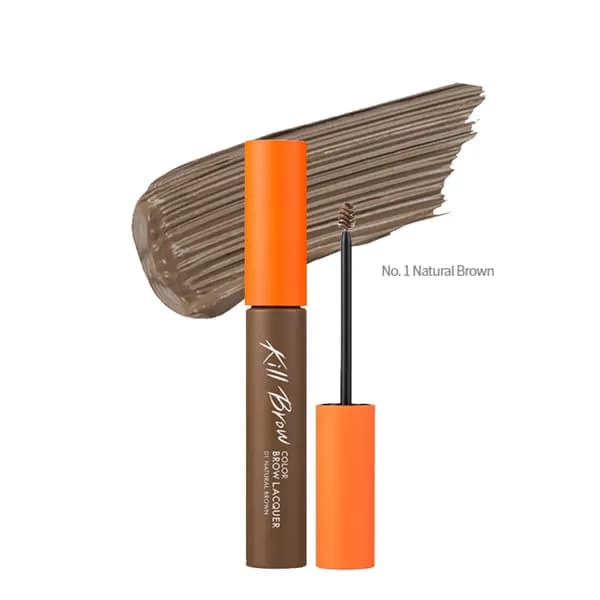 (Gift) Mascara Chải Chân Mày CLIO KILL BROW COLOR BROW LACQUER 6g 01 NATURAL BROWN