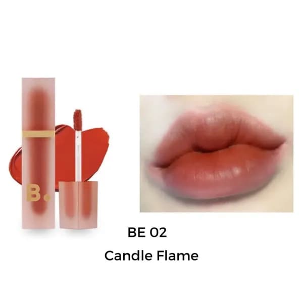 (Gift) Son Kem B.BY BANILA VELVET BLURRED VEIL LIP 4.5g BE02 Candle Flame