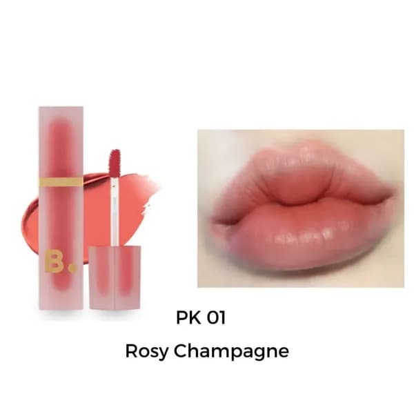 (Gift) Son Kem B.BY BANILA VELVET BLURRED VEIL LIP 4.5g PK01 Rosy Champagne