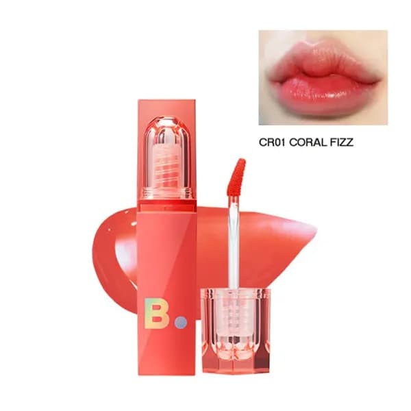 (Gift) Son Tint Bóng B. BY BANILA COLOR SPLASH WATER TINT 4.3g CR01 CORAL FIZZ
