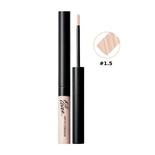 (Gift) Kem Che Khuyết Điểm Tự Nhiên CLIO KILL COVER AIRY-FIT CONCEALER 3g 1.5 FAIR
