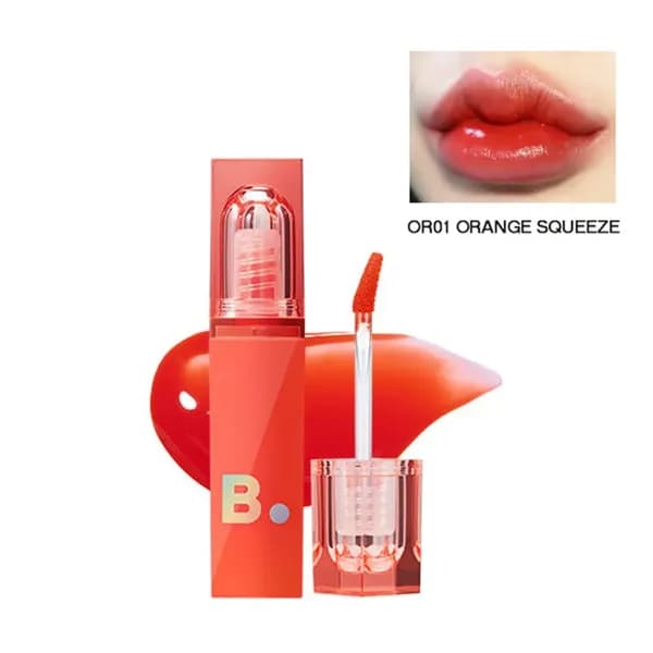 (Gift) Son Tint Bóng B. BY BANILA COLOR SPLASH WATER TINT 4.3g OR01 ORANGE SQUEEZE