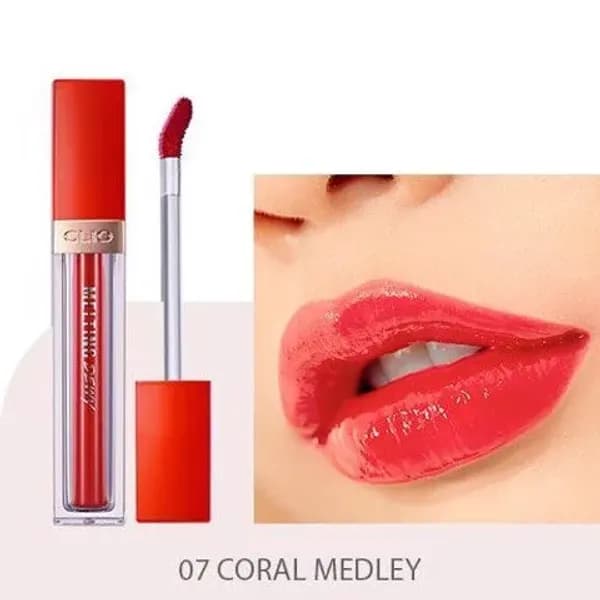 Son Tint Bóng CLIO MELTING DEWY TINT 3.1g Color 07 CORAL MEDLEY [Không đổi trả, HSD từ tháng 10/2022 đến tháng 12/2022]