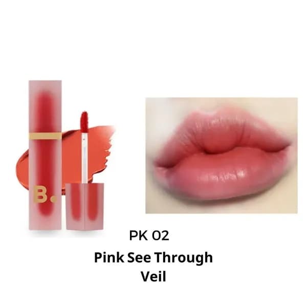 (Gift) Son Kem B.BY BANILA VELVET BLURRED VEIL LIP 4.5g PK02 Pink See Through Veil