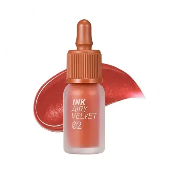 ( Gift ) [NEW 2019] Son Kem Lì PERIPERA INK AIRY VELVET - 002 SELFIE ORANGE BROWN Default Title
