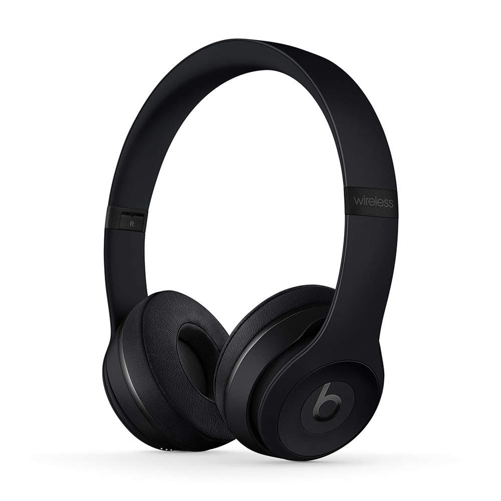 Beats Solo3 Wireless On-Ear Headphones - Apple W1 Headphone Chip, Class 1 Bluetooth, 40 Hours of Listening Time, Built-in Microphone - Black (Lates...
