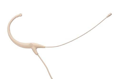 Audio Technica BP892cT4-TH MicroSet Subminiature Omnidirectional Condenser Headworn Microphone, Beige