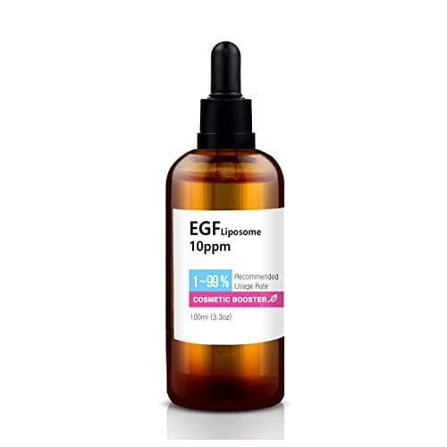 [ EGF Liposome 100ml ] Cosmetic Ingredient - EGF Liposome 10ppm ampoule 100ml(3.4 fl. oz) | Cosmetic Grade | Skin Repair & Boosts the synthesis of ...