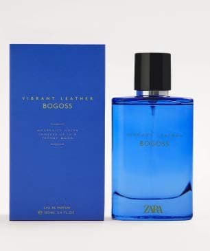 ZARA VIBRANT LEATHER BOGOSS EDP 100 ML (3.4 FL. OZ) LIMITED EDITION FRUITY, WOODY EAU DE PARFUM MEN'S NEW FRAGRANCE