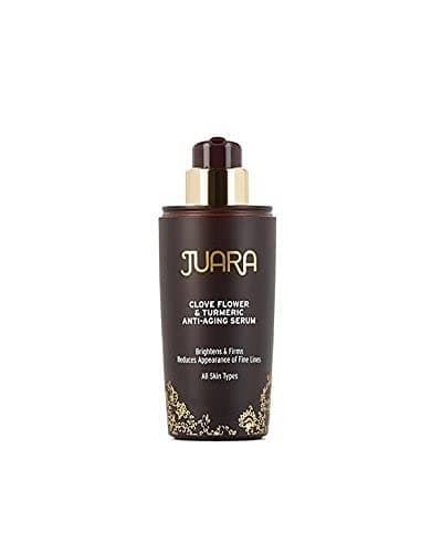 JUARA - Clove Flower & Turmeric Anti-Aging Serum | Hyaluronic Acid | Reduces Appearance of Face Wrinkles | Increases Skin Firmness | Naturally Brig...