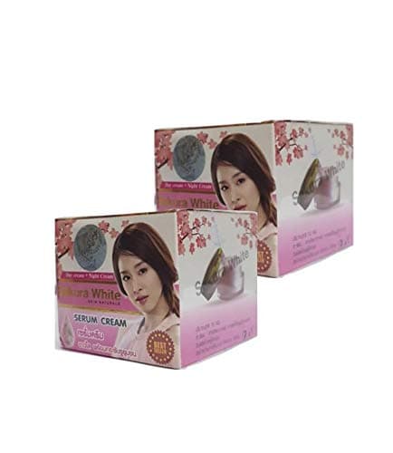 2 boxes Sakura white serum with Vitiamin C, Glutathione, Tomato Cranberry, Sakura, Strawberry, Vitimin B 3 anti aging Rejunavetion skin 15 g.(Suita...