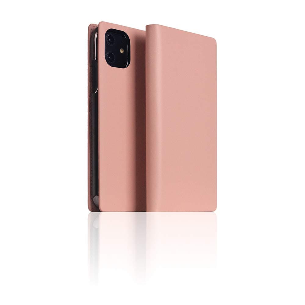 SLG iPhone 11 Pro Max Leather Wallet Case, D5 Calf Skin Leather Diary Flip Cover Card Slot Holder with Gift Box, Handmade and Designed for Apple iP...