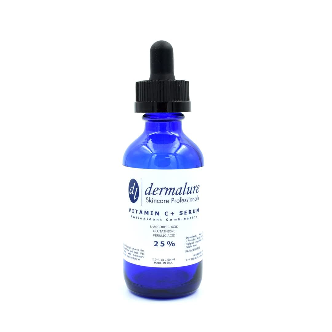 VITAMIN C SERUM 25% 2oz. 60ml Skin and Face | Tri-Blend Formula with C Ferulic and Glutathione | Powerful Anti Oxidant Repair Serum for Erasing Wri...