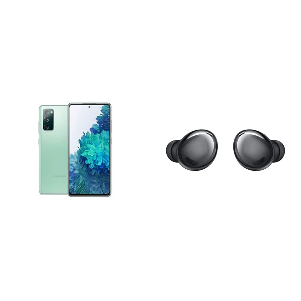 SAMSUNG Galaxy S20 FE 5G Factory Unlocked Android Cell Phone 128GB, Cloud Mint Green with SAMSUNG Galaxy Buds Pro, Bluetooth Earbuds(US Version)