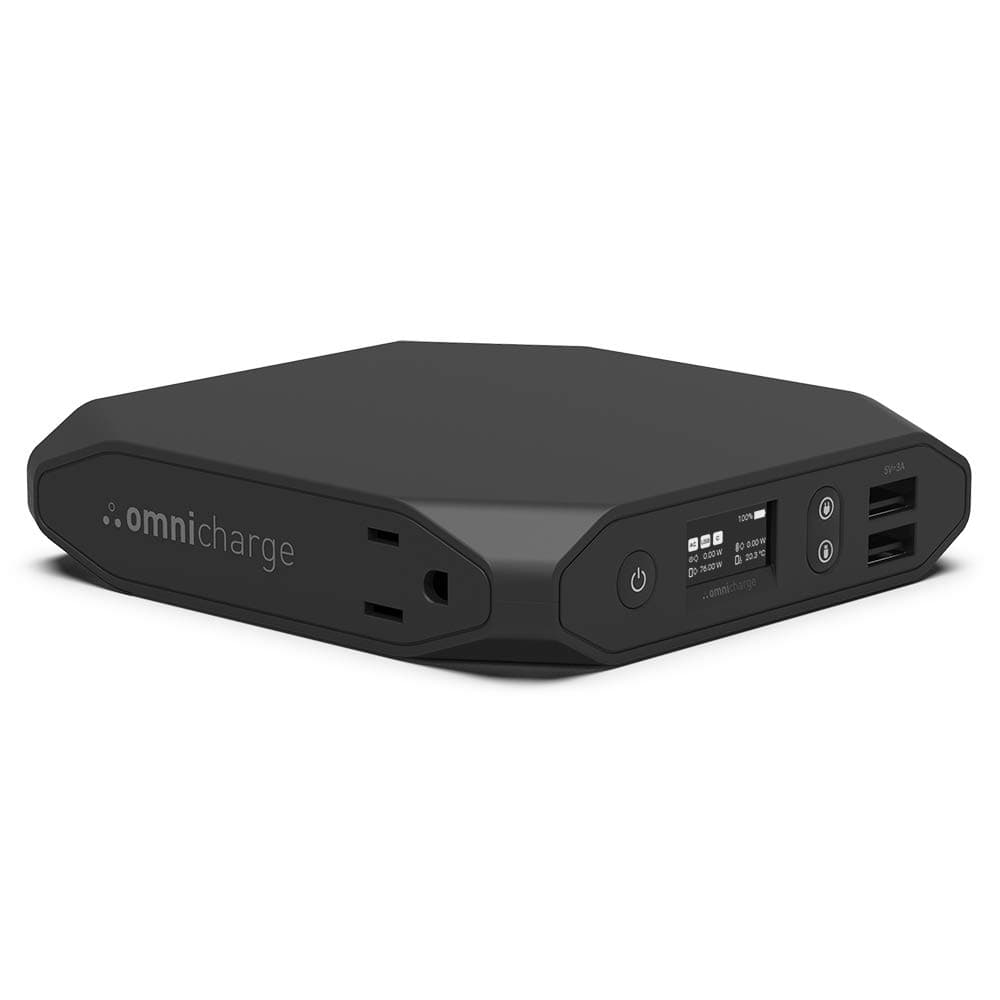 Omni 20+ 20000mah Laptop Power Bank | AC/DC/USB-C/Wireless Battery Backup for Laptops:MacBook Pro/iPad Pro/Dell/Surface | Cameras:Canon/Nikon/DSLR/...