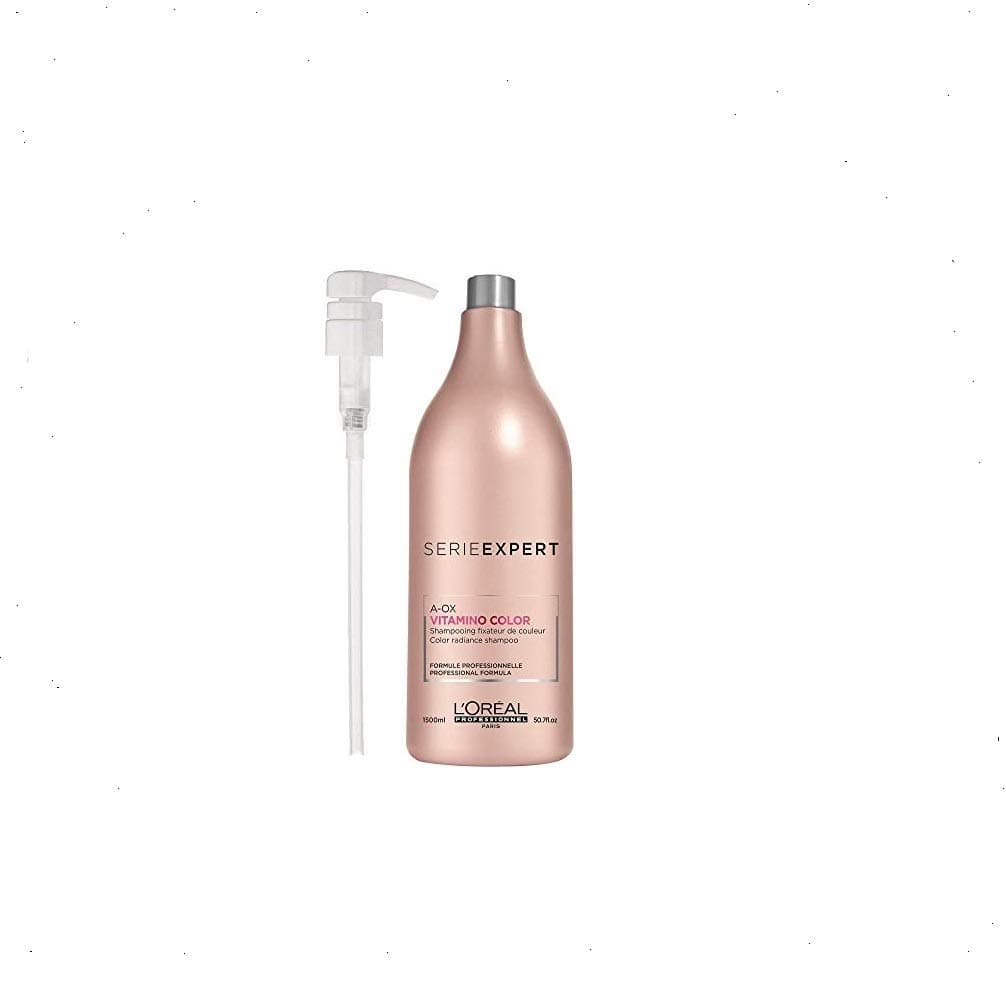 Serie Expert Loreal Vitamino Color AOX Shampoo with Pump Fresh, 50.7 Fl Oz