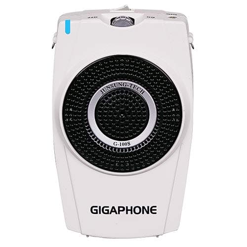 [ GIGAPHONE G100S ] 30Watts Portable Voice Amplifier with 2Types of Microphones, Belt Clip, and Shoulder Strap