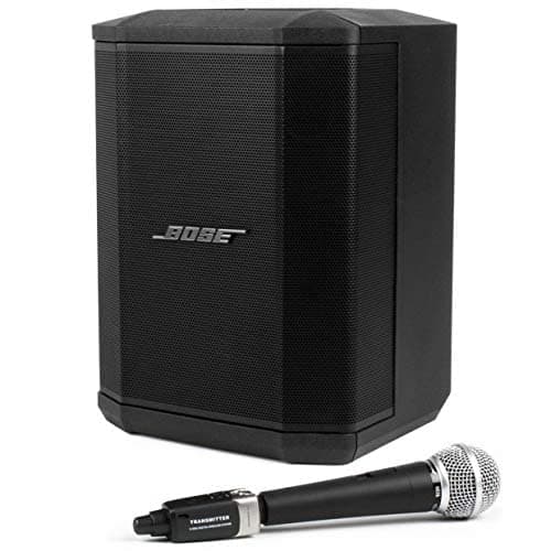 Bluetooth S1 Pro Multi-Position PA System (with Battery) Bundle with UC1S Vocal Microphone and U3 Digital Wireless Plug-On System