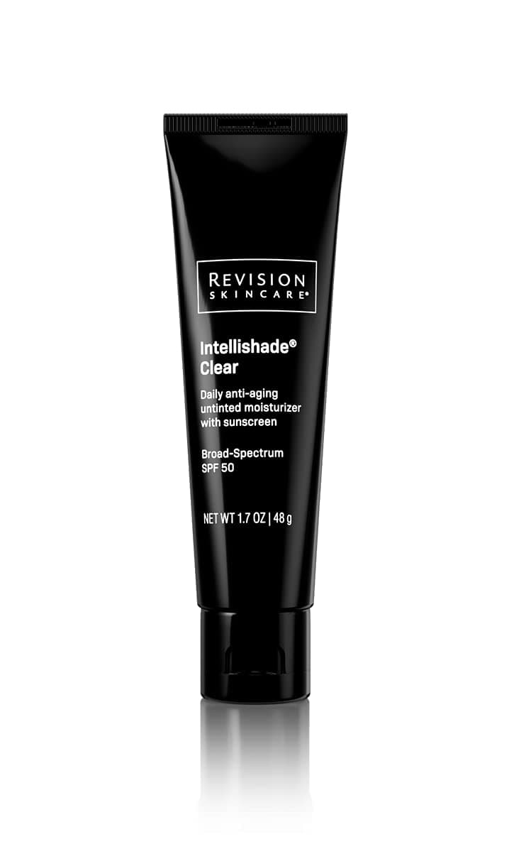 Revision Skincare Intellishade Clear (formerly Multi-Protection Broad-Spectrum SPF 50), daily age-defying untinted moisturizer with sunscreen, 1.7 oz