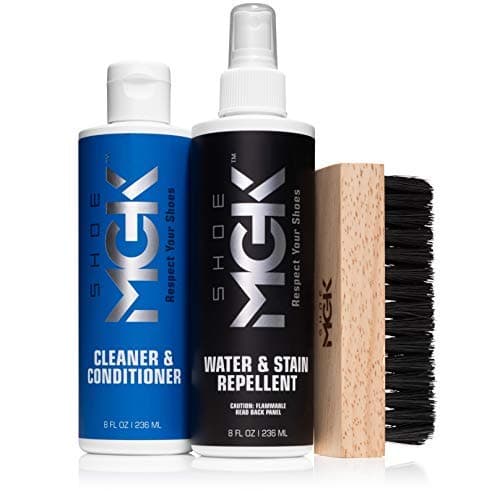 Shoe Cleaner - Shoe Protection - Shoe MGK Clean & Protect -Shoe MGK Water & Stain Repellent Plus Shoe Cleaner/Conditioner Cleaning Kit For Athletic...