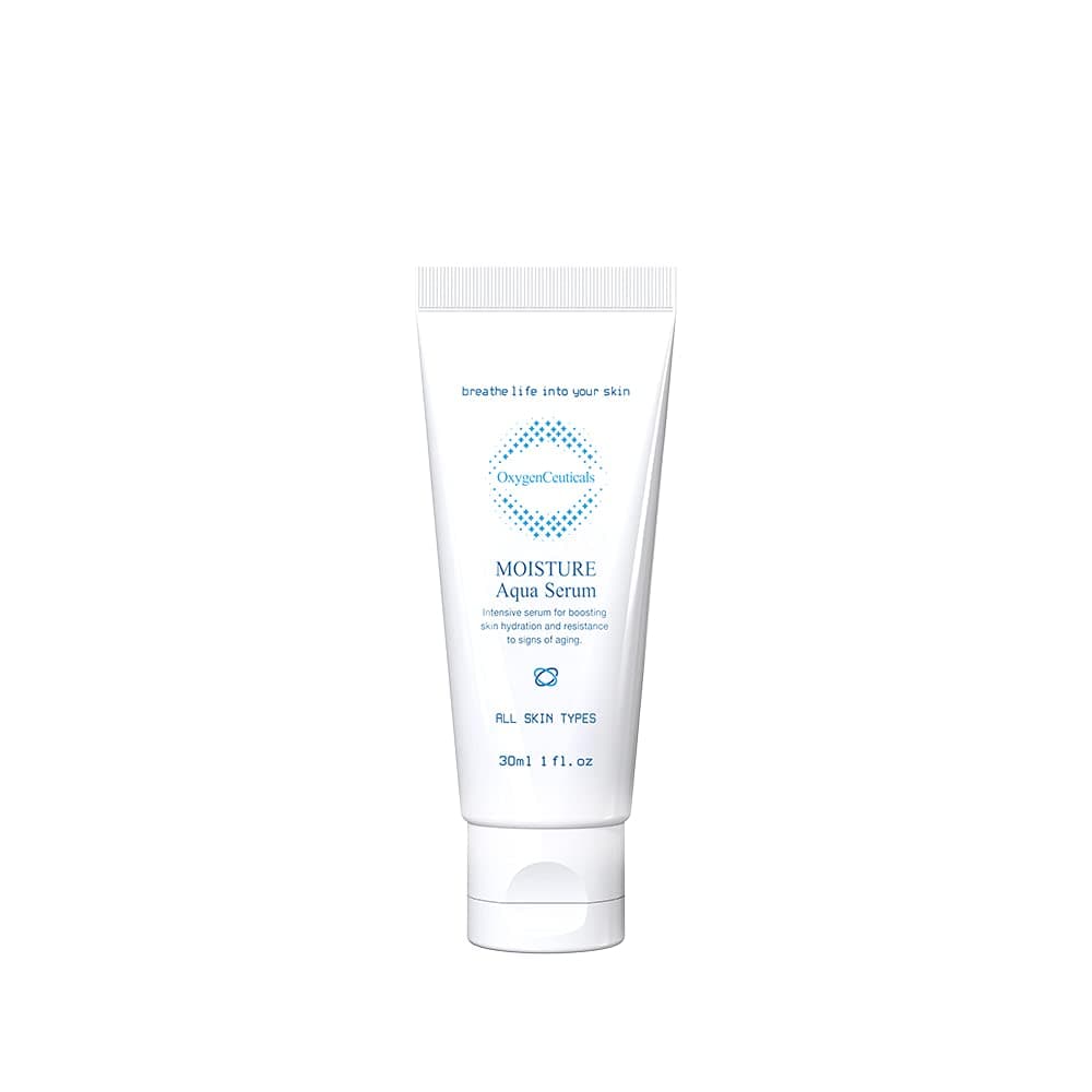 OxygenCeuticals Moisture Aqua Serum 30ml | Travel Size Hyaluronic Acid Hydrating Gel Moisturizer, Light Weight, Water Based, Oil Free, Korean Skinc...