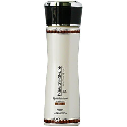 Keratin Cure Best Hair Treatment Chocolate V2 5 Ounces Intensive Collagen Professional Complex with Argan Oil Nourishing Straightening Damaged Dry ...