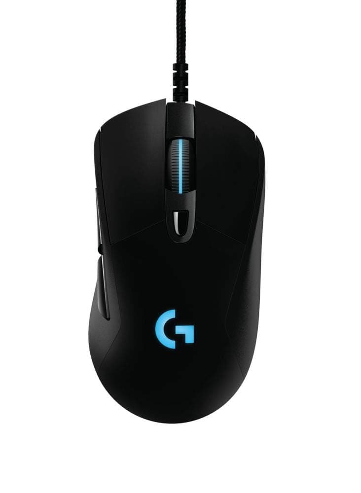 Logitech G403 Prodigy RGB Gaming Mouse – 16.8 Million Color Backlighting, 6 Programmable Buttons, Onboard Memory, Up to 12,000 DPI