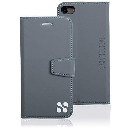 SafeSleeve Anti Radiation RFID iPhone Case: iPhone 8, iPhone 7, iPhone 6 and iPhone SE 2 (2020) ELF & RF Blocking Identity Theft Protection Wallet ...