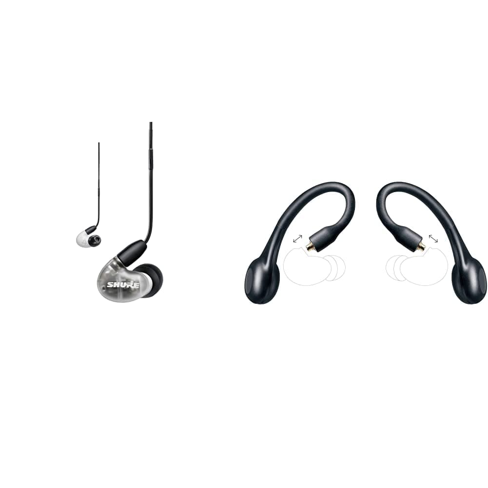 Shure AONIC 4 True Wireless Earbuds Bundle with SE425 Sound Isolating Earphones + RMCE-TW2 Bluetooth Adapter, Detailed Sound, Dual-Driver Hybrid, S...