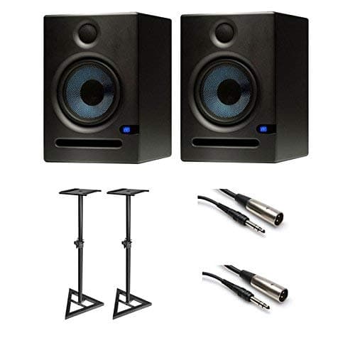 PreSonus Eris E5 2-Way 5.25" Nearfield Studio Monitor Pair w/ Stands & Cables