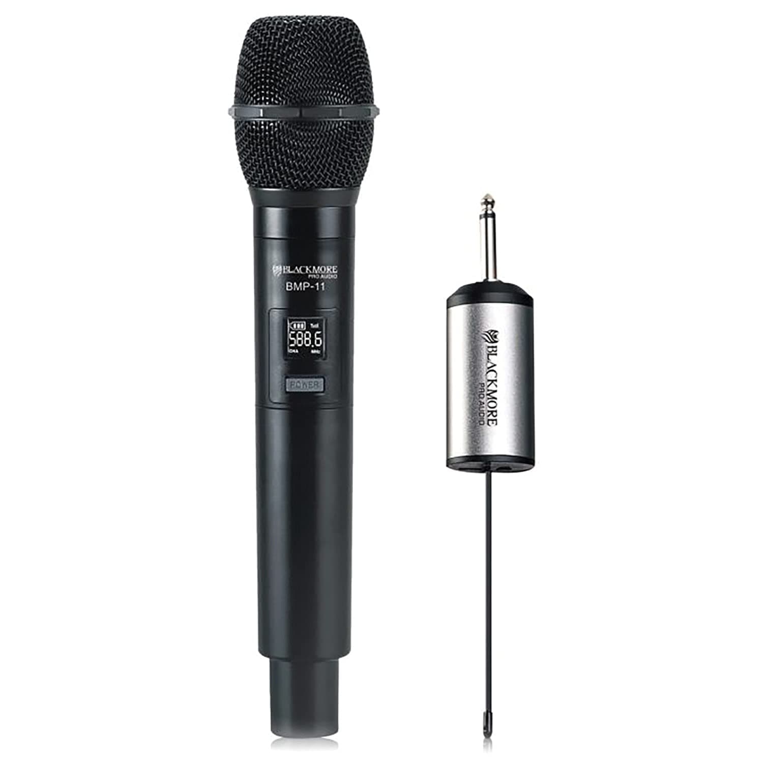 Blackmore Pro Audio BMP-11 BMP-11 Rechargeable UHF Wireless Microphone, Black